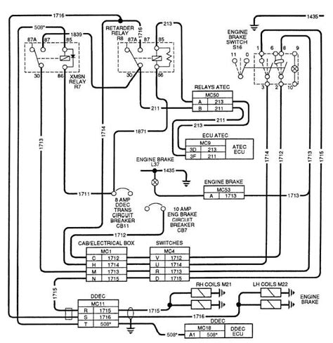 freightliner jake brake wiring diagram 
